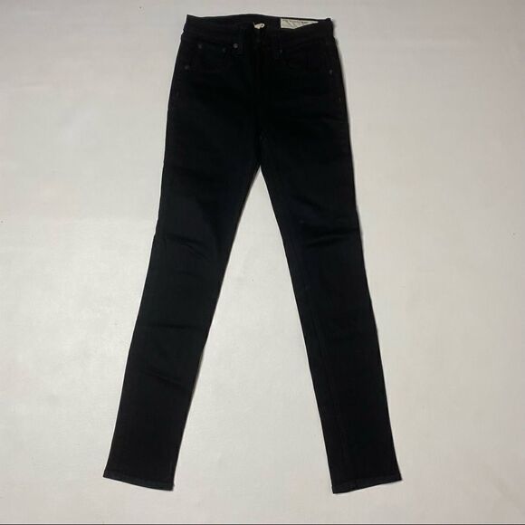 Rag & bone | Black High Rise Skinny Jeans - Picture 1 of 6